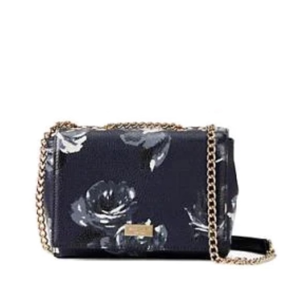 Kate Spade Briar Lane Night Rose Mini Emelyn Shoulder Bag Midnight Blue - Picture 13 of 16